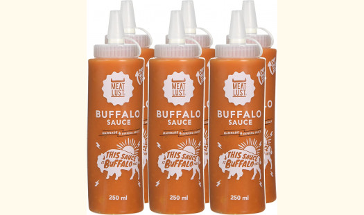 Meat Lust Buffalo Sauce - 200ml x 6 pack